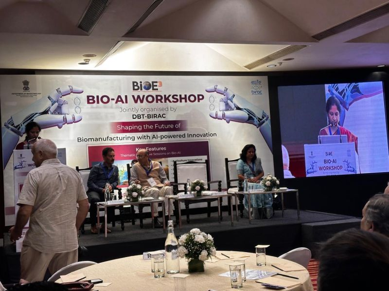 Participation in the DBT-BIRAC Bio-AI Workshop